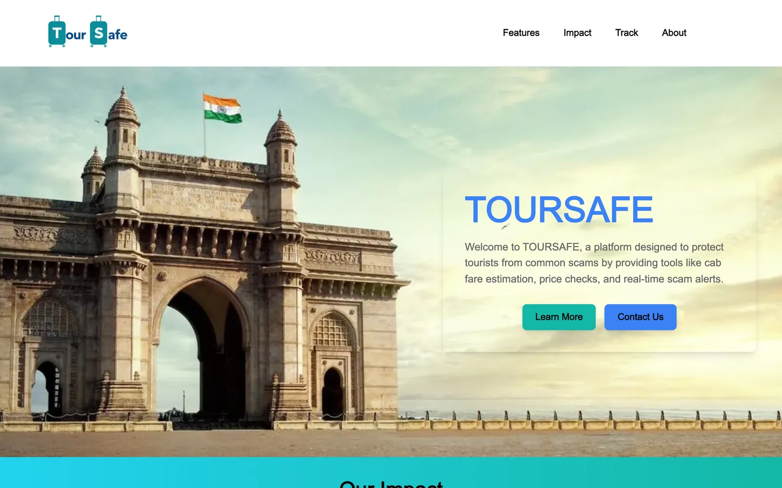 TourSafe website